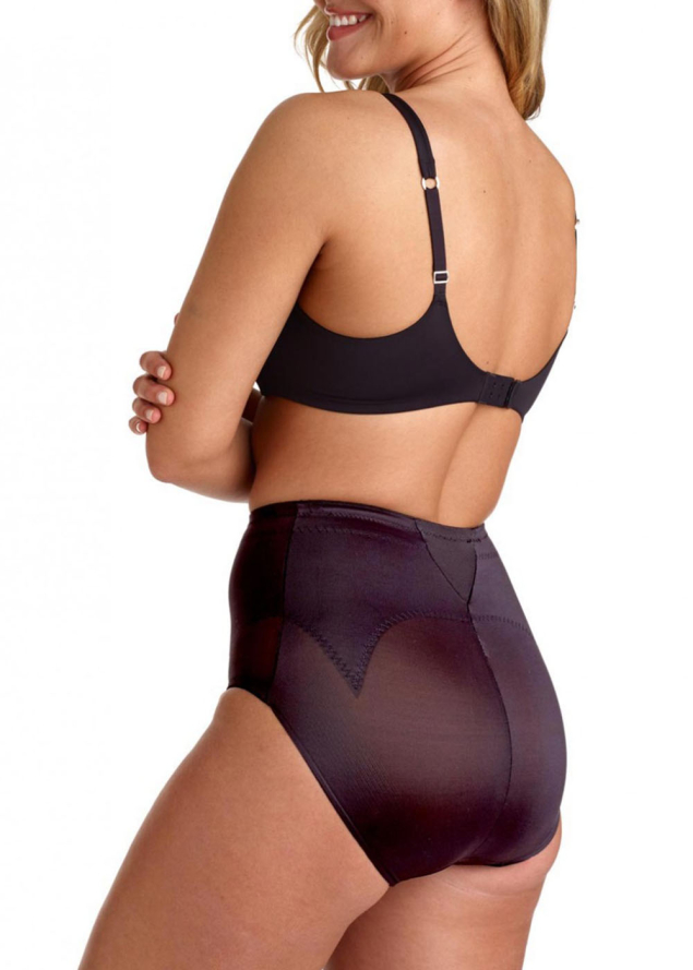 Culotte Gainante Mi-Haute Miraclesuit Shapewear Noir